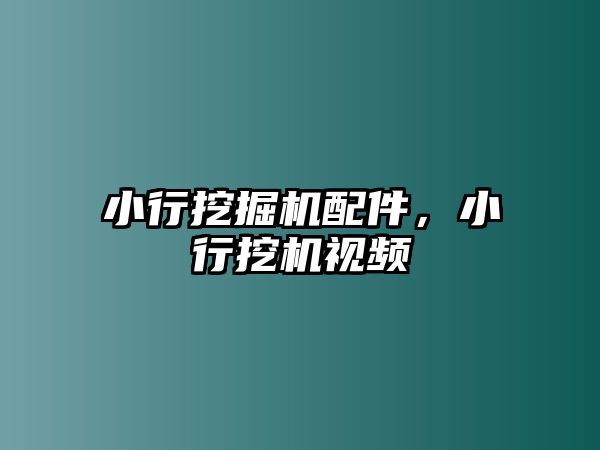 小行挖掘機(jī)配件，小行挖機(jī)視頻