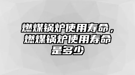 燃煤鍋爐使用壽命，燃煤鍋爐使用壽命是多少