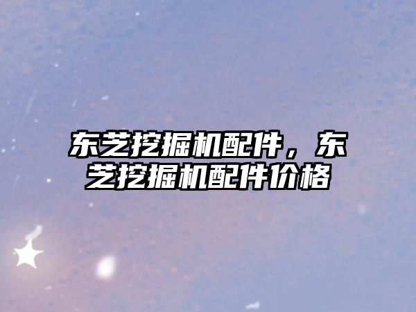 東芝挖掘機配件，東芝挖掘機配件價格