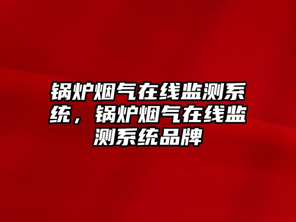 鍋爐煙氣在線監測系統，鍋爐煙氣在線監測系統品牌