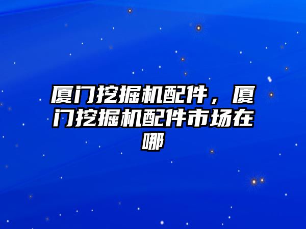 廈門挖掘機配件，廈門挖掘機配件市場在哪