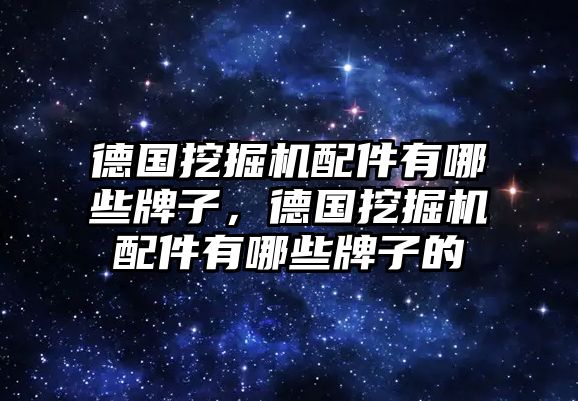 德國挖掘機配件有哪些牌子，德國挖掘機配件有哪些牌子的