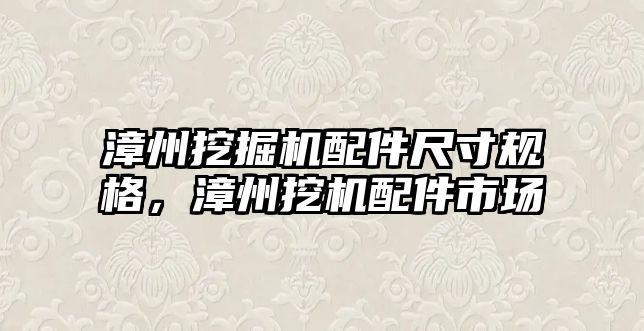 漳州挖掘機(jī)配件尺寸規(guī)格，漳州挖機(jī)配件市場(chǎng)