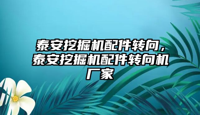 泰安挖掘機配件轉(zhuǎn)向，泰安挖掘機配件轉(zhuǎn)向機廠家