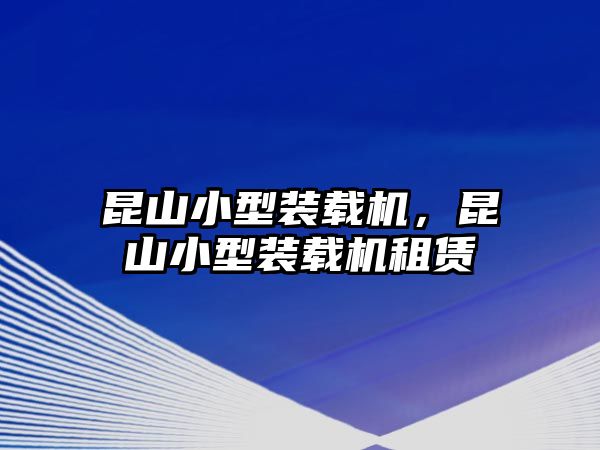 昆山小型裝載機(jī)，昆山小型裝載機(jī)租賃