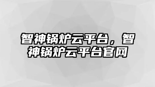 智神鍋爐云平臺，智神鍋爐云平臺官網