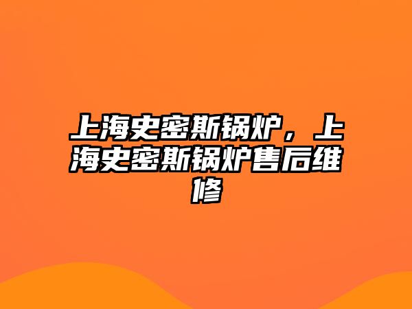 上海史密斯鍋爐，上海史密斯鍋爐售后維修