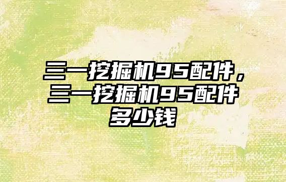 三一挖掘機95配件，三一挖掘機95配件多少錢