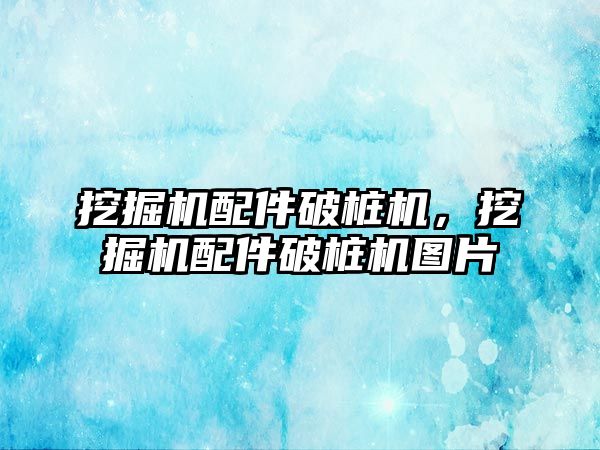 挖掘機配件破樁機，挖掘機配件破樁機圖片