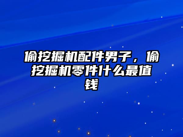 偷挖掘機配件男子，偷挖掘機零件什么最值錢