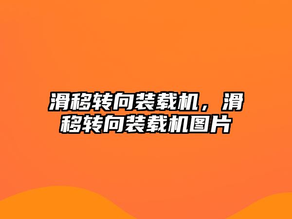 滑移轉向裝載機，滑移轉向裝載機圖片