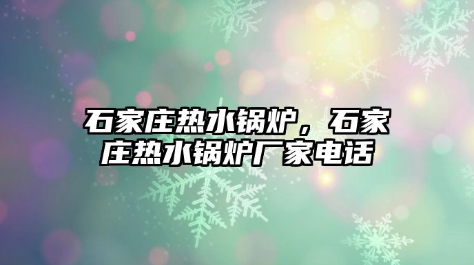 石家莊熱水鍋爐，石家莊熱水鍋爐廠家電話