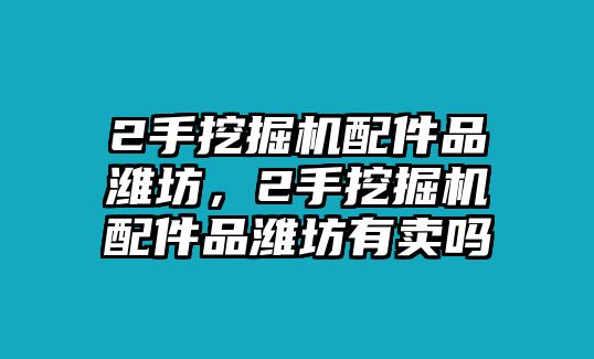 2手挖掘機配件品濰坊，2手挖掘機配件品濰坊有賣嗎