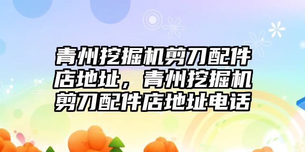 青州挖掘機剪刀配件店地址，青州挖掘機剪刀配件店地址電話