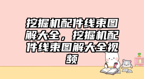 挖掘機配件線束圖解大全，挖掘機配件線束圖解大全視頻