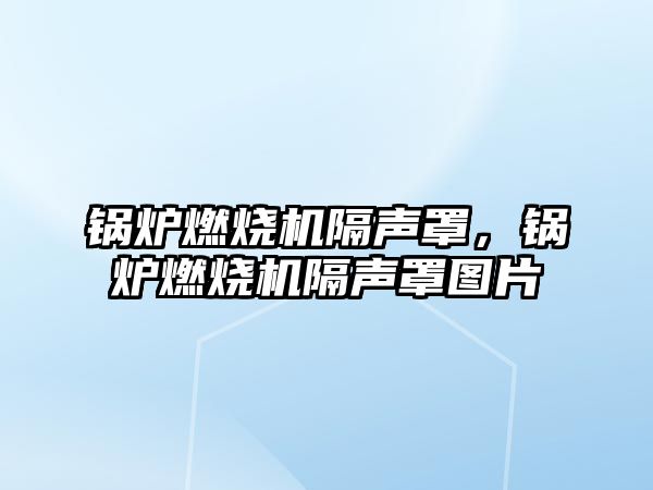 鍋爐燃燒機隔聲罩，鍋爐燃燒機隔聲罩圖片