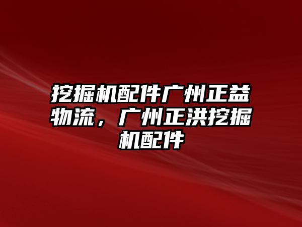 挖掘機配件廣州正益物流，廣州正洪挖掘機配件