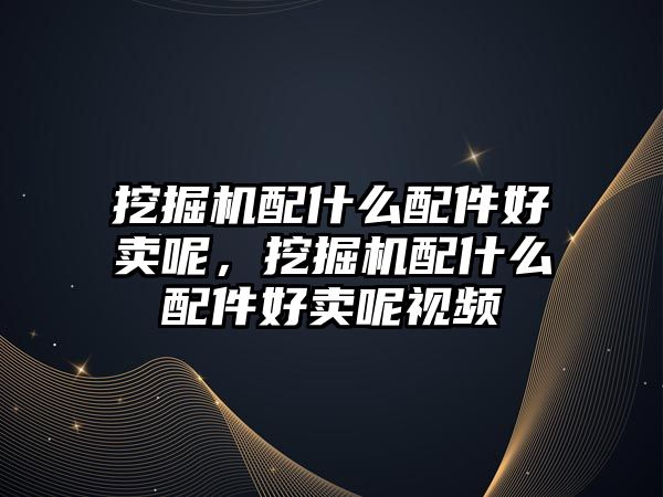 挖掘機配什么配件好賣呢，挖掘機配什么配件好賣呢視頻