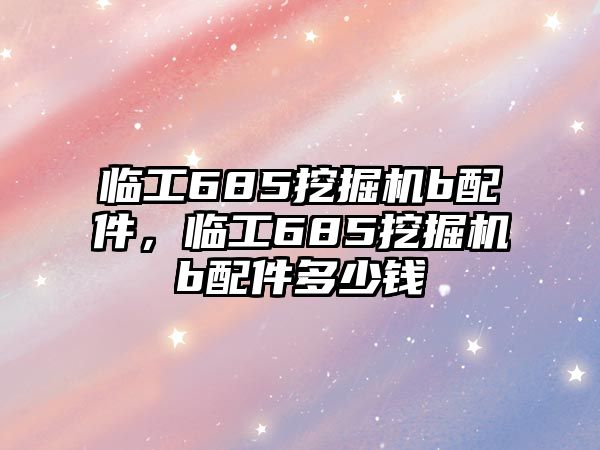 臨工685挖掘機(jī)b配件，臨工685挖掘機(jī)b配件多少錢