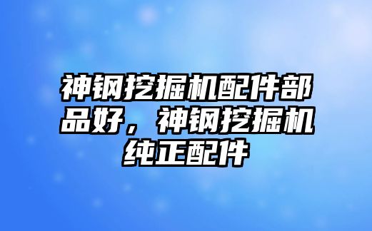 神鋼挖掘機配件部品好，神鋼挖掘機純正配件