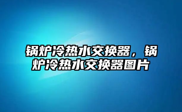 鍋爐冷熱水交換器，鍋爐冷熱水交換器圖片