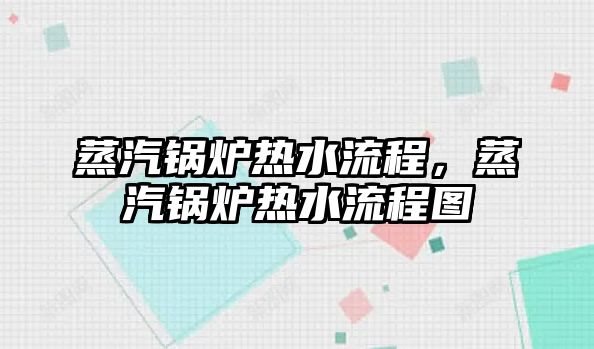 蒸汽鍋爐熱水流程，蒸汽鍋爐熱水流程圖