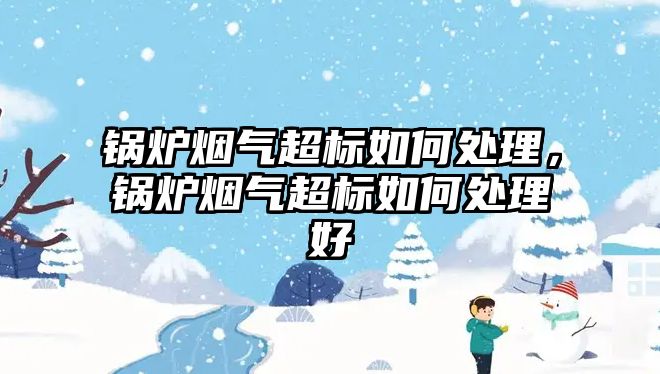 鍋爐煙氣超標(biāo)如何處理，鍋爐煙氣超標(biāo)如何處理好