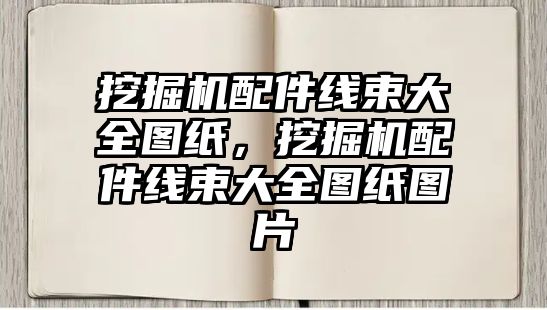 挖掘機配件線束大全圖紙，挖掘機配件線束大全圖紙圖片