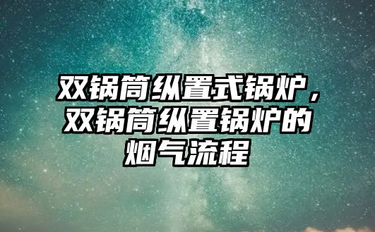 雙鍋筒縱置式鍋爐，雙鍋筒縱置鍋爐的煙氣流程