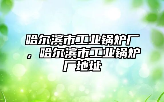 哈爾濱市工業(yè)鍋爐廠，哈爾濱市工業(yè)鍋爐廠地址