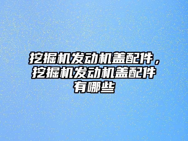 挖掘機發動機蓋配件，挖掘機發動機蓋配件有哪些