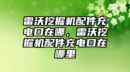 雷沃挖掘機配件充電口在哪，雷沃挖掘機配件充電口在哪里