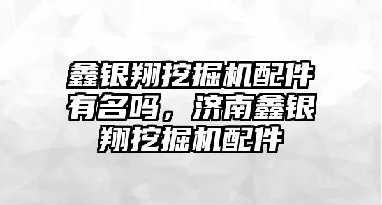 鑫銀翔挖掘機(jī)配件有名嗎，濟(jì)南鑫銀翔挖掘機(jī)配件