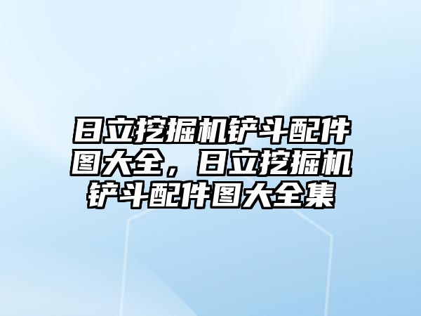 日立挖掘機鏟斗配件圖大全，日立挖掘機鏟斗配件圖大全集