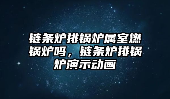 鏈條爐排鍋爐屬室燃鍋爐嗎，鏈條爐排鍋爐演示動(dòng)畫