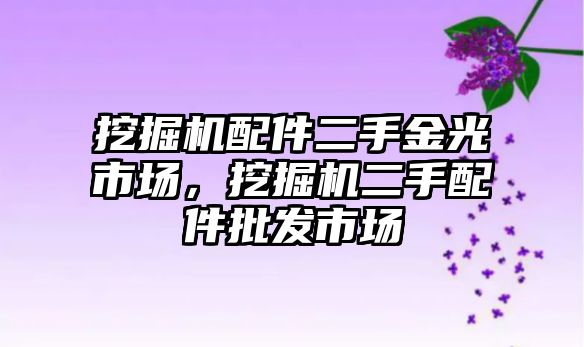 挖掘機配件二手金光市場，挖掘機二手配件批發市場