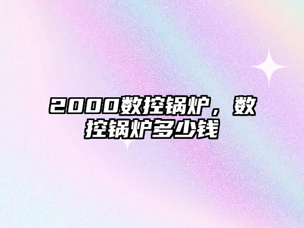 2000數控鍋爐，數控鍋爐多少錢