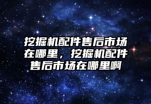 挖掘機配件售后市場在哪里，挖掘機配件售后市場在哪里啊