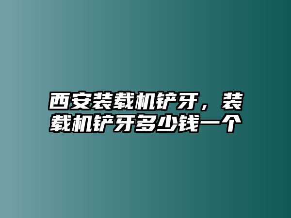 西安裝載機鏟牙，裝載機鏟牙多少錢一個