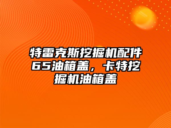 特雷克斯挖掘機配件65油箱蓋，卡特挖掘機油箱蓋