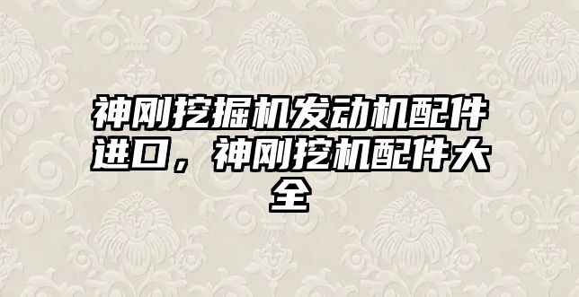 神剛挖掘機發動機配件進口，神剛挖機配件大全