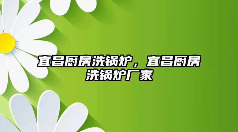 宜昌廚房洗鍋爐，宜昌廚房洗鍋爐廠家