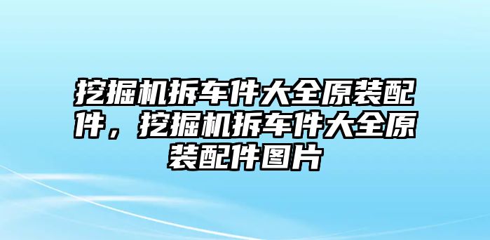 挖掘機拆車件大全原裝配件，挖掘機拆車件大全原裝配件圖片