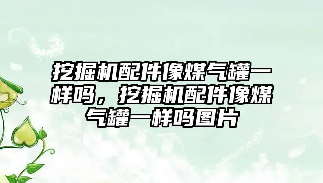 挖掘機配件像煤氣罐一樣嗎，挖掘機配件像煤氣罐一樣嗎圖片