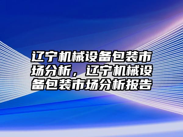 遼寧機(jī)械設(shè)備包裝市場分析，遼寧機(jī)械設(shè)備包裝市場分析報(bào)告