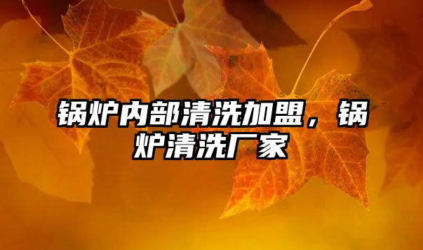 鍋爐內(nèi)部清洗加盟，鍋爐清洗廠家