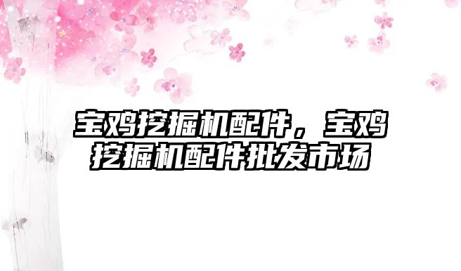 寶雞挖掘機配件，寶雞挖掘機配件批發市場